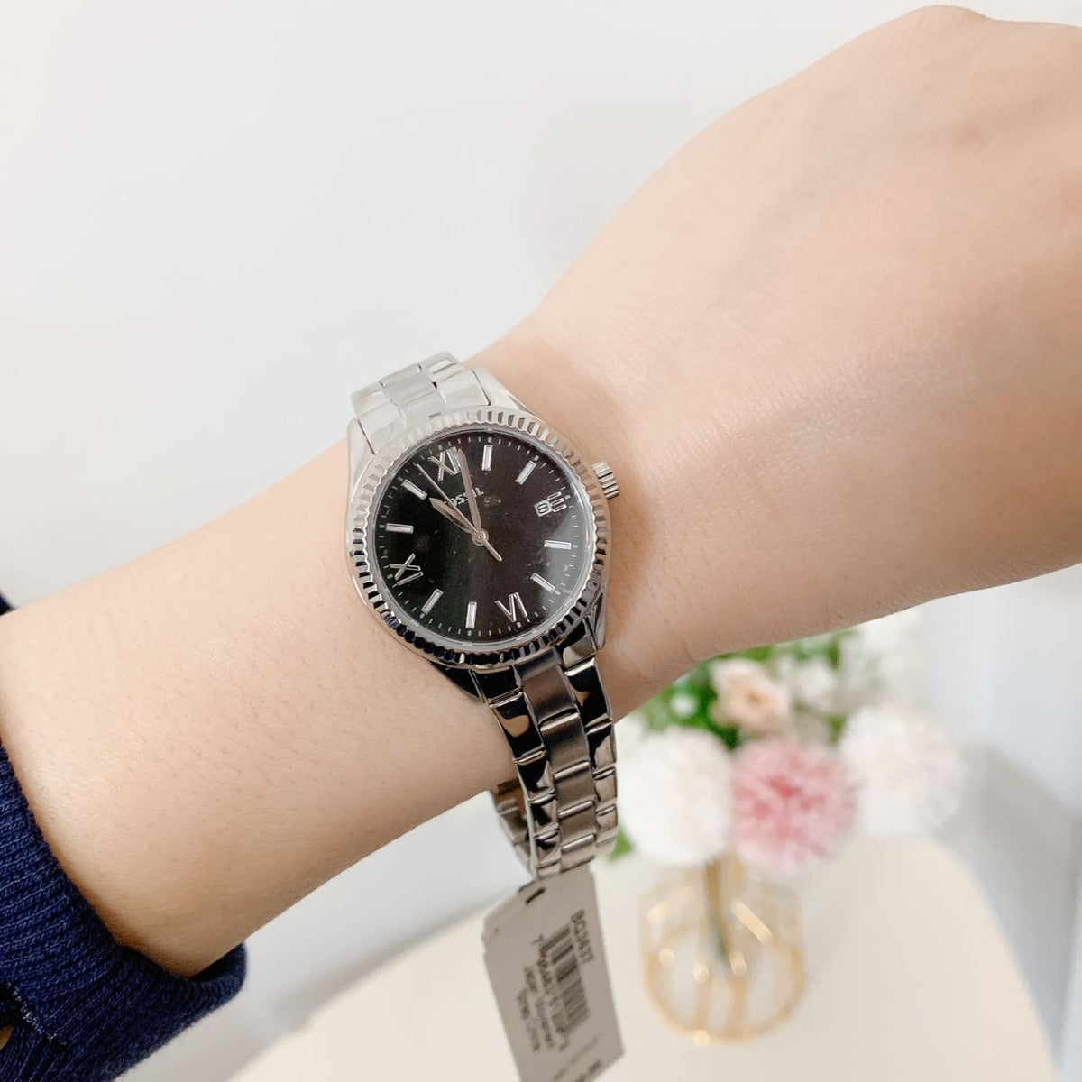 Fossil BQ3637 Rye Three-Hand Date Stainless Steel Watch Fossil BQ3637 Rye Three-Hand Date Stainless Steel Watch